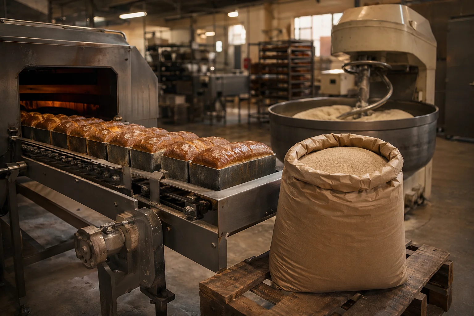Industrial Bread Baking