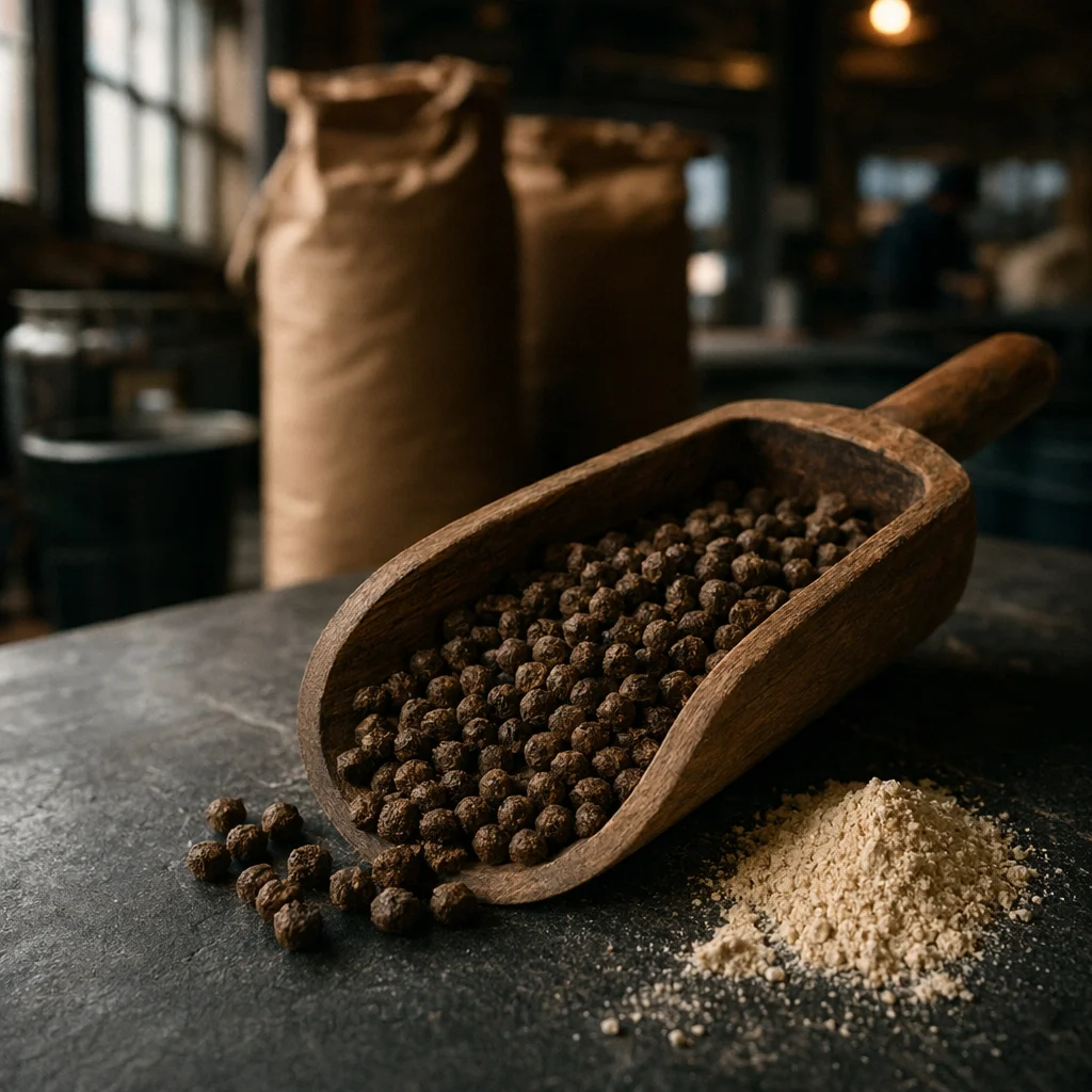 Aquaculture Feed — end product photography
