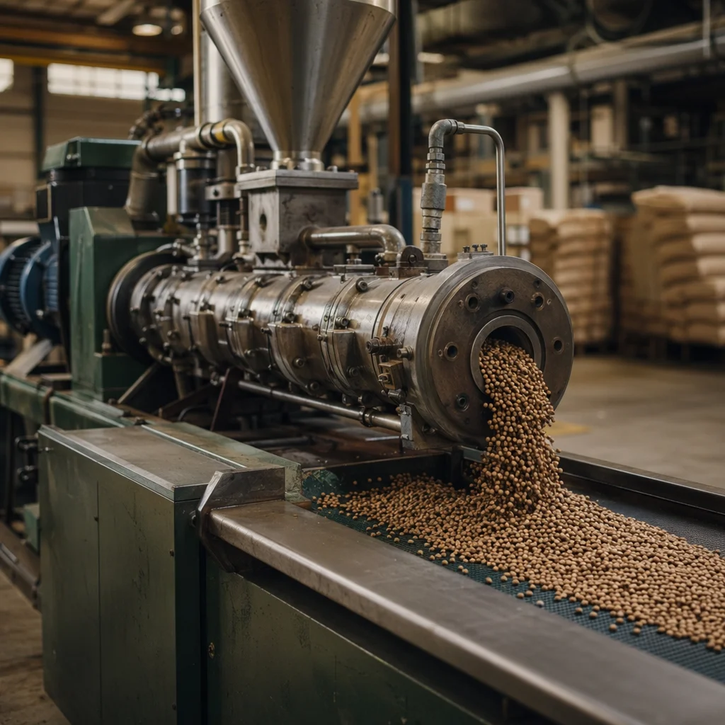 Aquaculture Feed — process photography