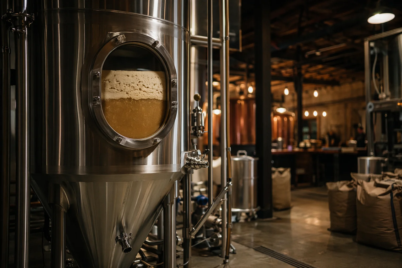 Brewing & Winemaking Yeast — process scene photography