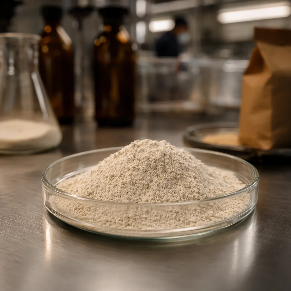 Yeast Derivatives & Bio-ingredients — ingredient scene photography