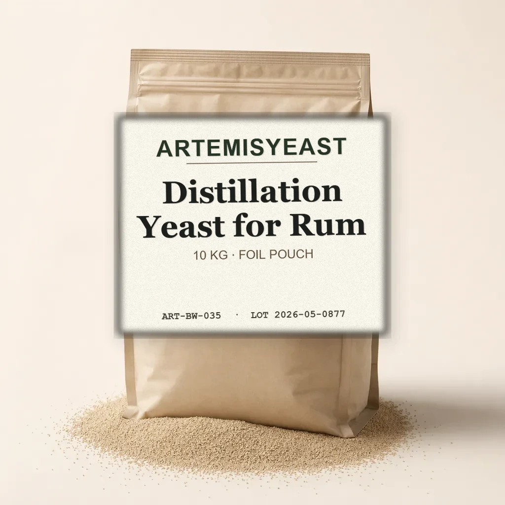 Distillation Yeast for Rum Fermentation, 10 kg Pouch